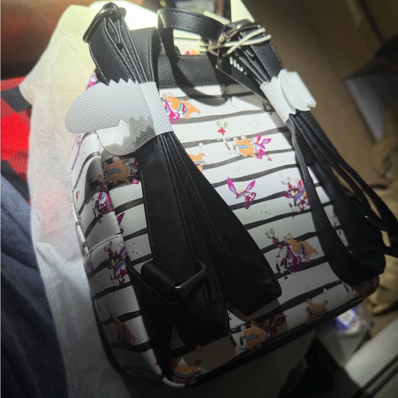 Loungefly Nickelodeon Black and White Monster Backpack - Picture 2 of 3